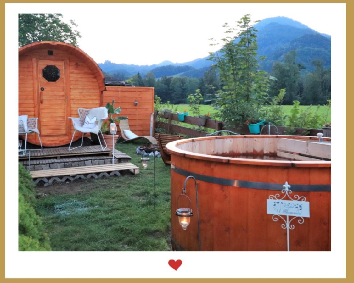 Berghupferl - Do Legst Di Nieda Bed and Breakfast Oberaudorf Exteriör bild